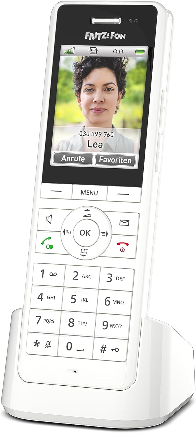 AVM FRITZ!Fon X6 White DECT-Komforttelefon weiß, deutschsprachige Version