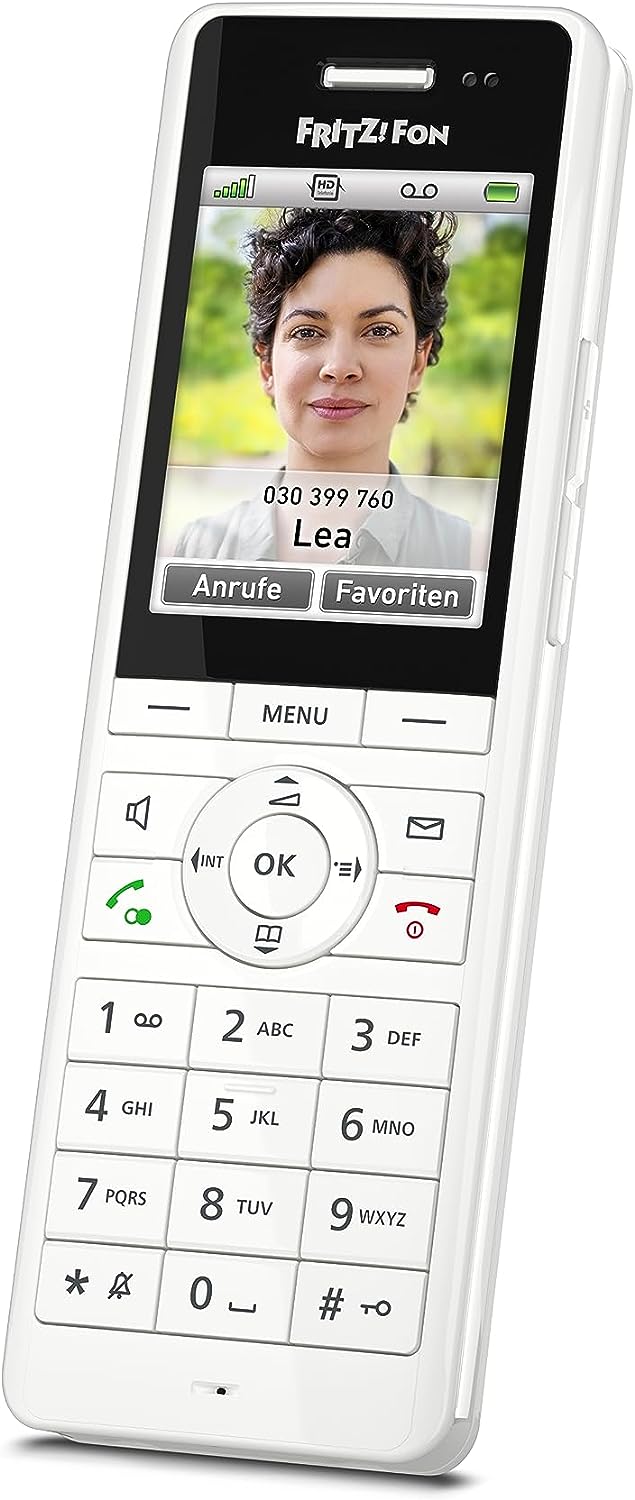 AVM FRITZ!Fon X6 White DECT-Komforttelefon weiß, deutschsprachige Version