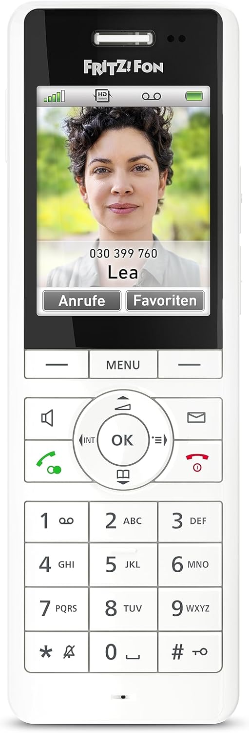 AVM FRITZ!Fon X6 White DECT-Komforttelefon weiß, deutschsprachige Version